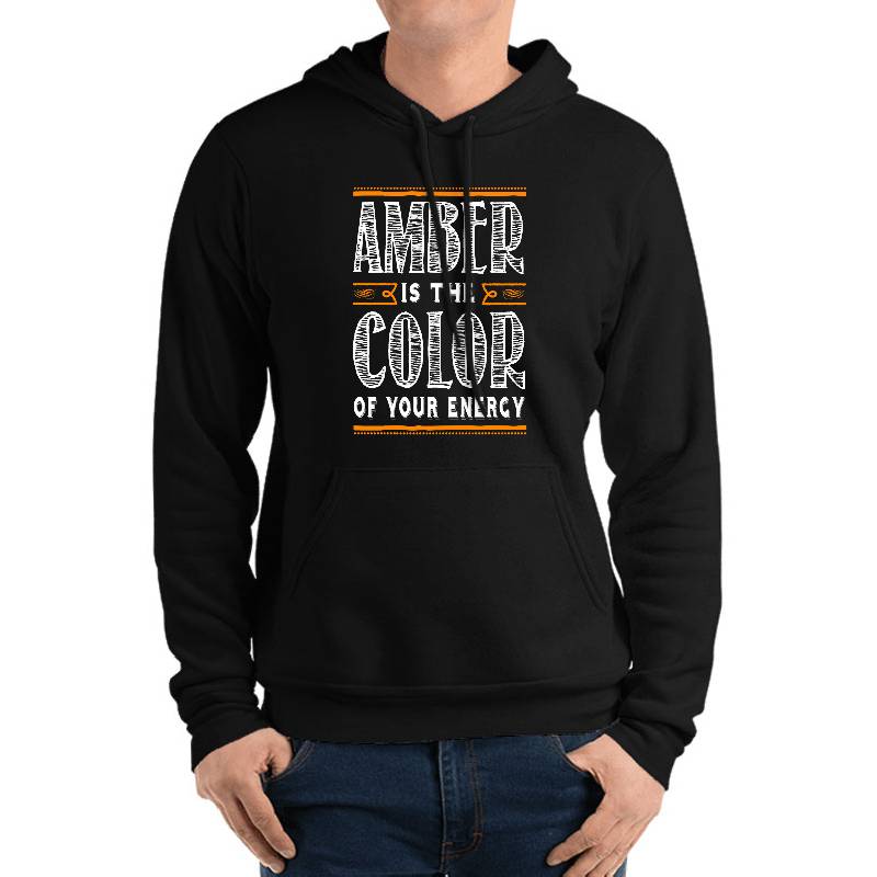 3 15 Amber Is The Color Of Your Energy Unisex V-Neck T-Shirts