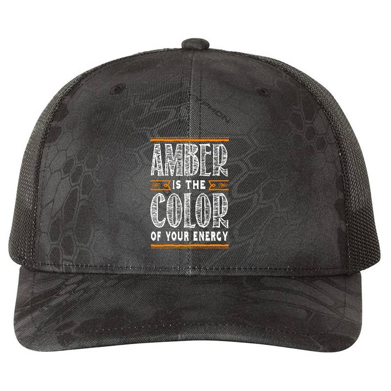 3 15 Amber Is The Color Of Your Energy Unisex V-Neck T-Shirts