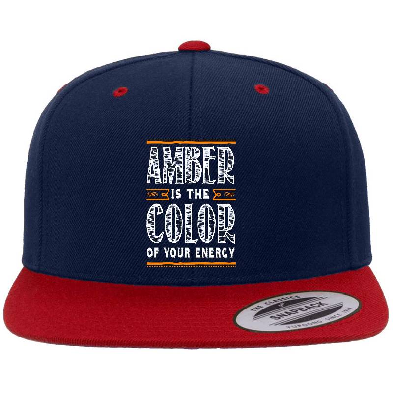 3 15 Amber Is The Color Of Your Energy Unisex V-Neck T-Shirts
