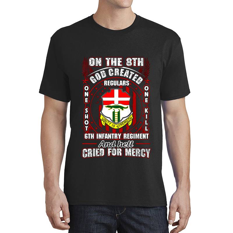 6Th Infantry Regiment United States Unisex V-Neck T-Shirts