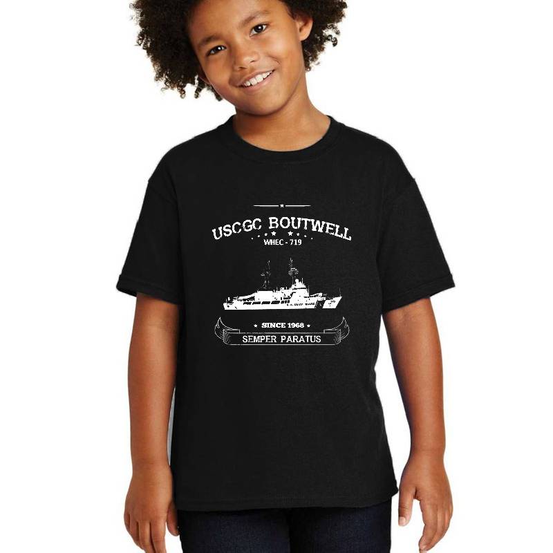 Uscgc Boutwell Whec-719 Unisex V-Neck T-Shirts