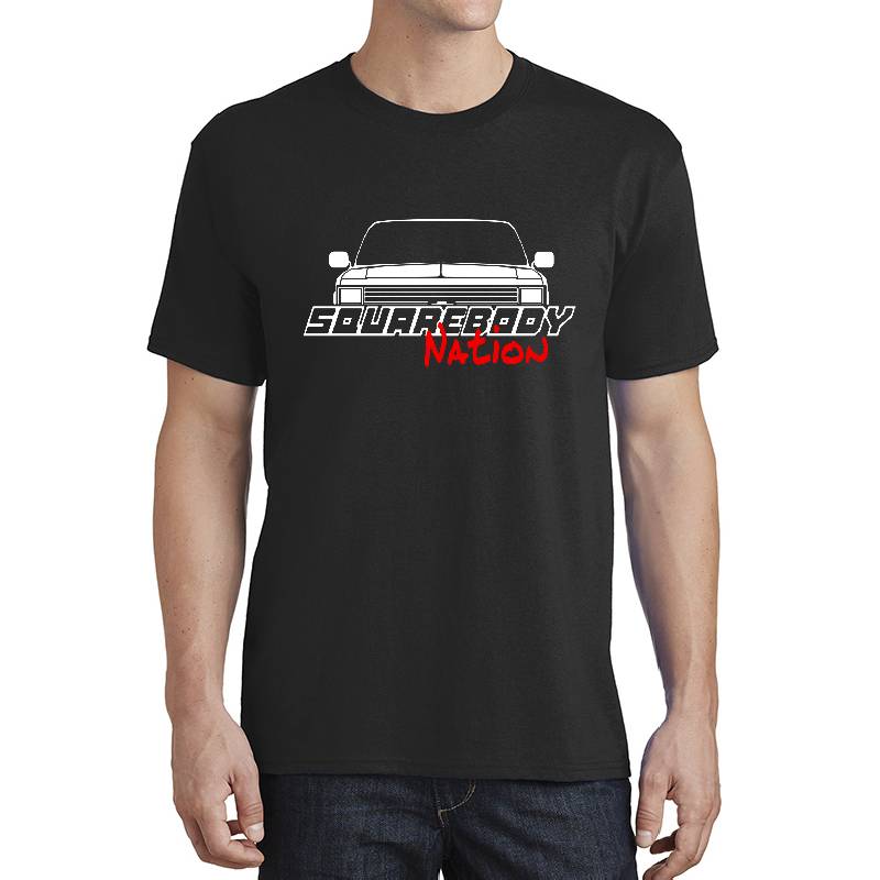 Square Body Nation 80S Logo Unisex V-Neck T-Shirts
