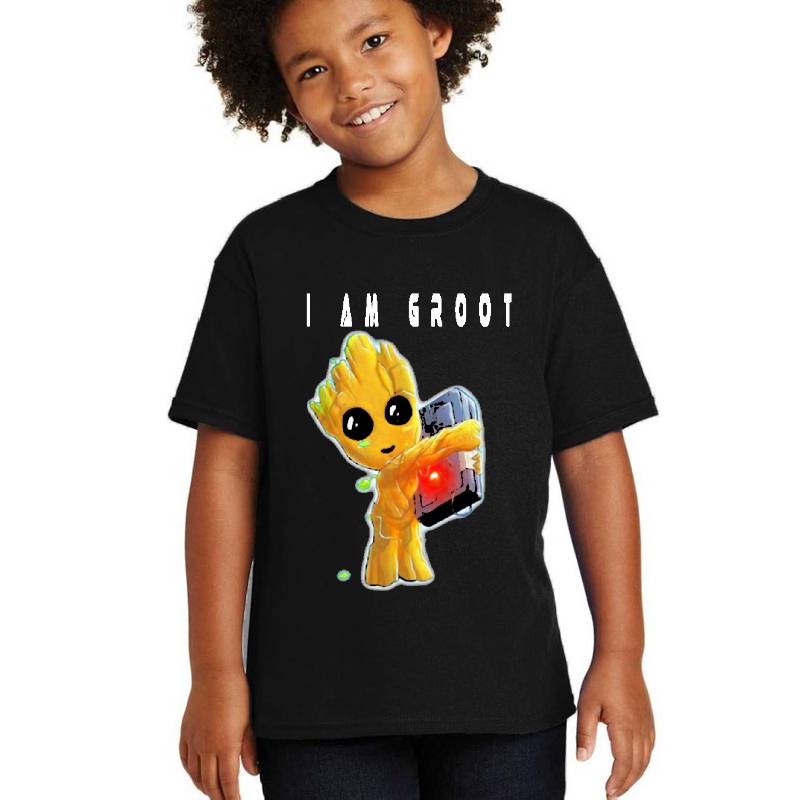 I Am Groot Guardiens Of The G-93 S Unisex V-Neck T-Shirts