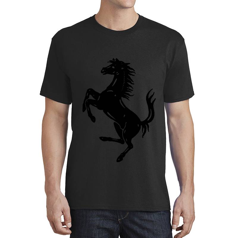 Ferrari Red Head Unisex V-Neck T-Shirts