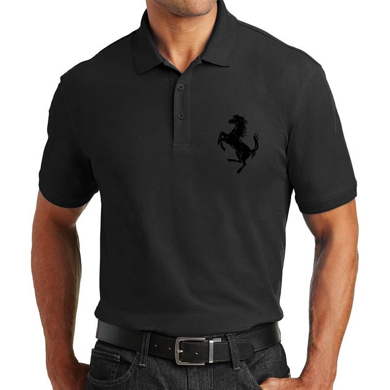 Ferrari Red Head Unisex V-Neck T-Shirts